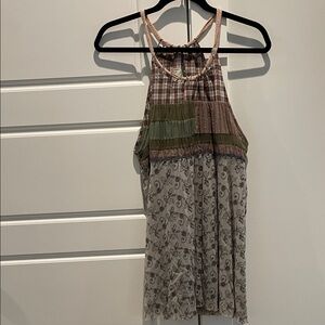 Bohemian Patchwork Sleeveless Top